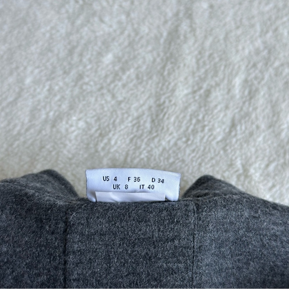 Akris Punto Wool Gray Relaxed Half-Zip Collar Long Sleeve Sweater S (4) - Picture 13 of 15